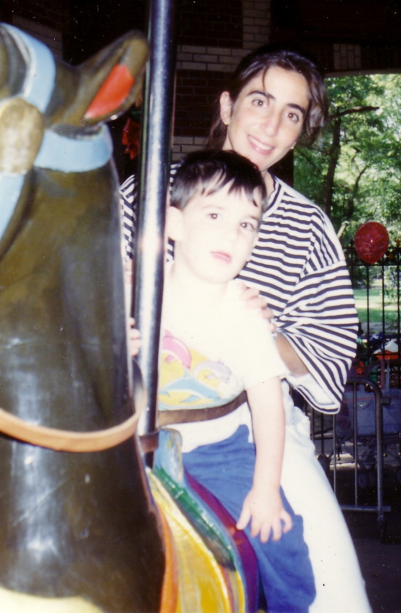 Central Park carousel, 1990