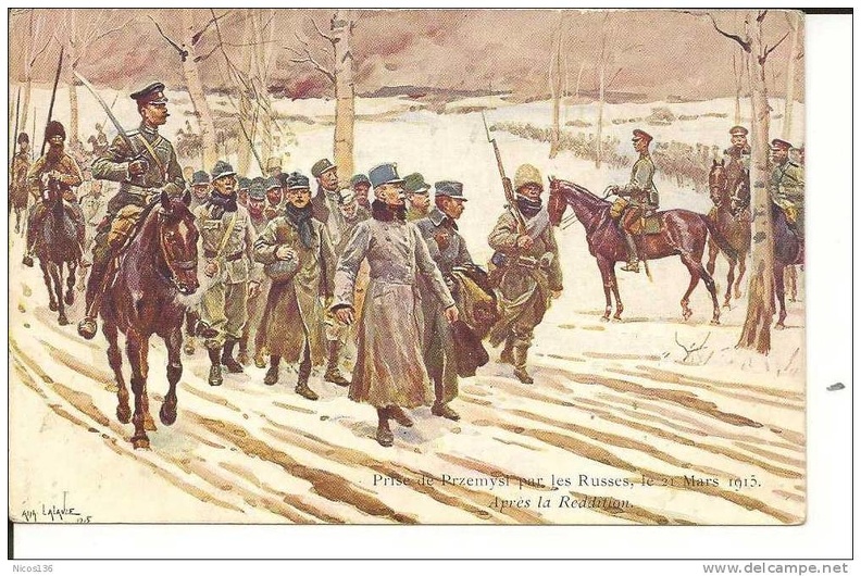 AK Przemysl 1WK Russians capture Przemysl on 21 March 1915.jpg