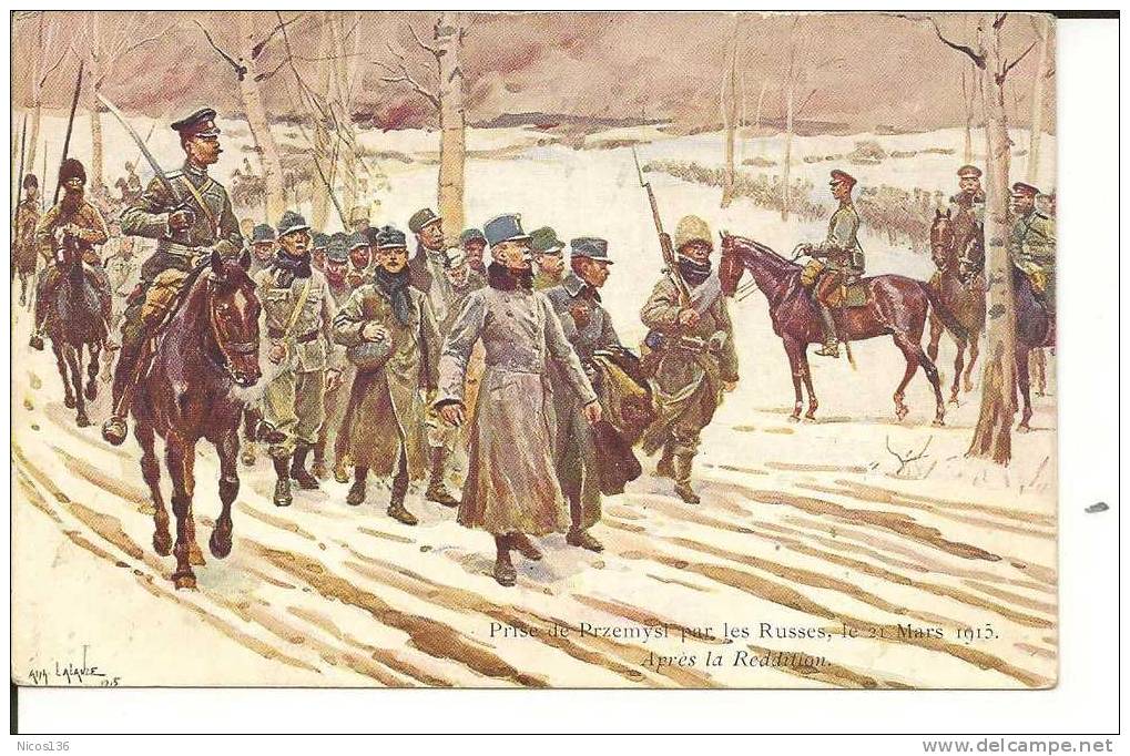AK Przemysl 1WK Russians capture Przemysl on 21 March 1915