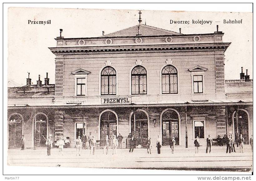 AK Przemysl Bahnhof (2) c. 1910