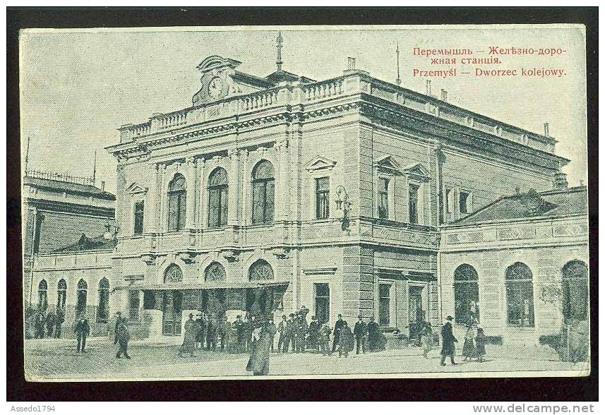 AK Przemysl Bahnhof c. 1910 