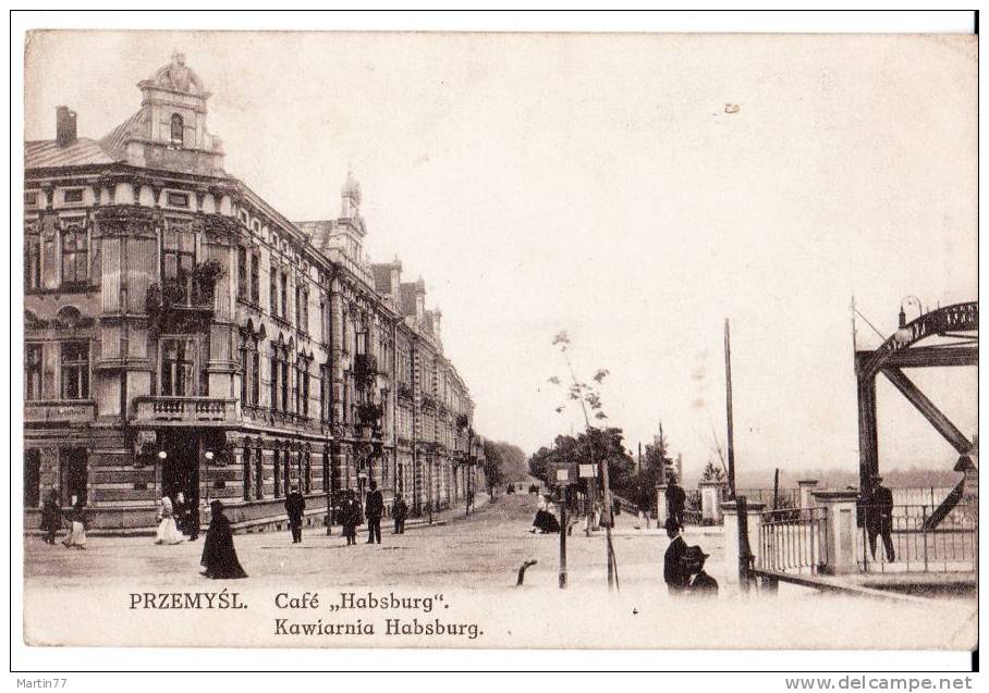 AK Przemysl Café Habsburg 1916